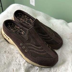 Brown Slip-On Women's Shoes